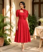 Polka Dotted Red