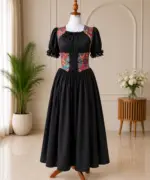 Scarlet Black Corset Dress - Image 2
