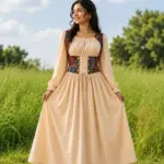 Scarlet Cream Corset Dress