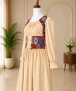 Scarlet Cream Corset Dress - Image 2