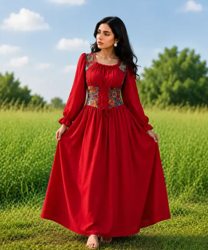 Scarlet Rose Corset Dress (3)